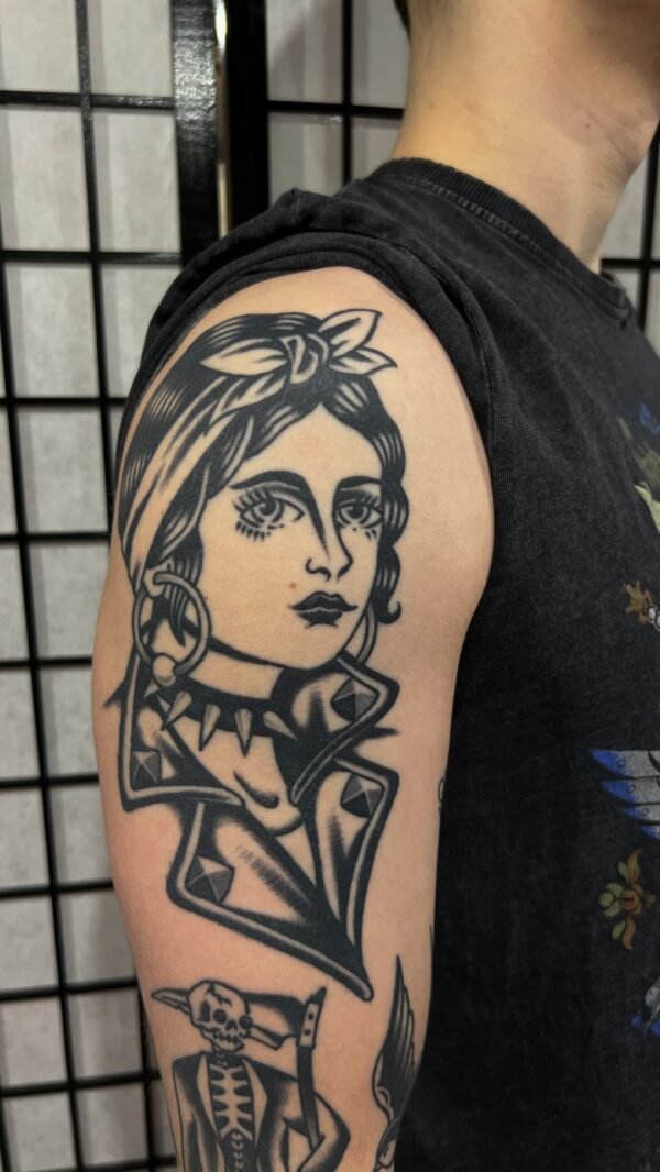 Tattoo by Aleksandrs Koļesņikovs, Rīgas Tinte