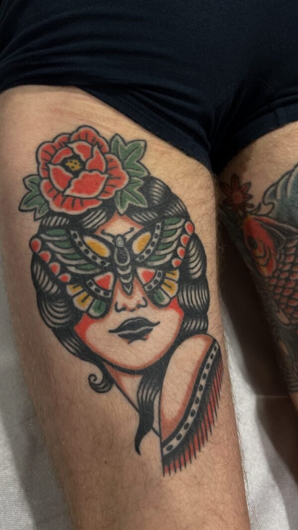 Tattoo by Aleksandrs Koļesņikovs, Rīgas Tinte