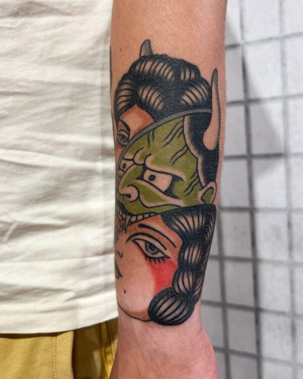 Tattoo by Aleksandrs Koļesņikovs, Rīgas Tinte