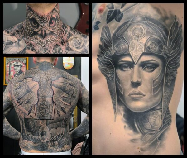 Tattoo by Jānis Kinēns, Rīgas Tinte
