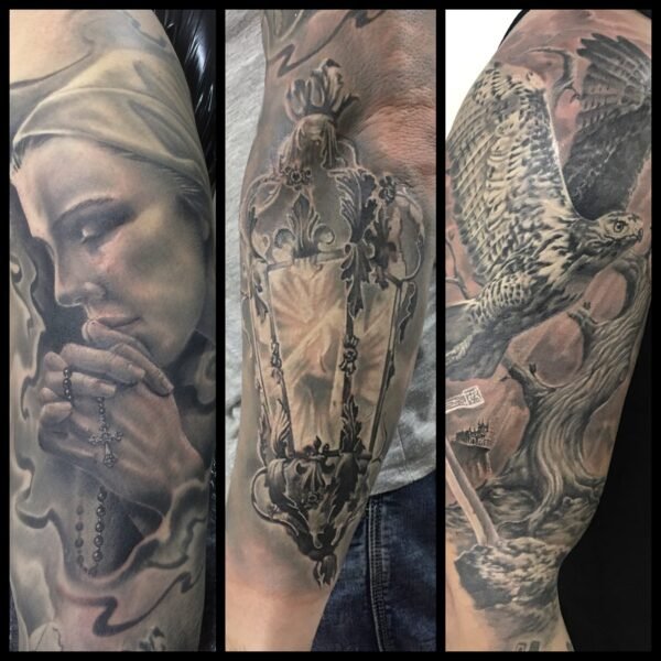 Tattoo by Jānis Kinēns, Rīgas Tinte