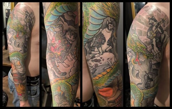 Tattoo by Jānis Kinēns, Rīgas Tinte