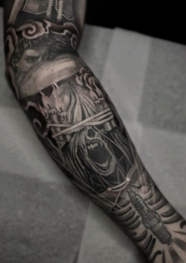 Tattoo by Kristaps Mazūrs, Rīgas Tinte