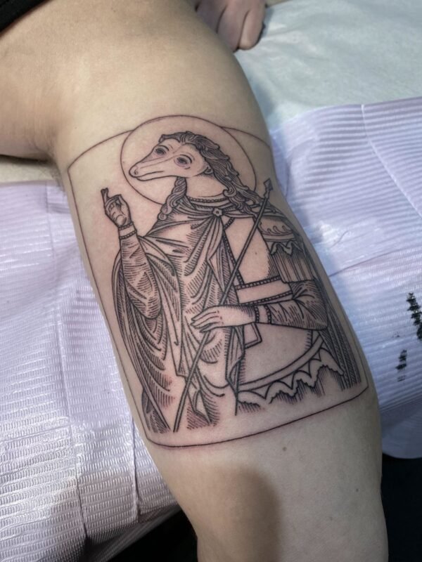 Tattoo by Jānis Burmeisters, Rīgas Tinte