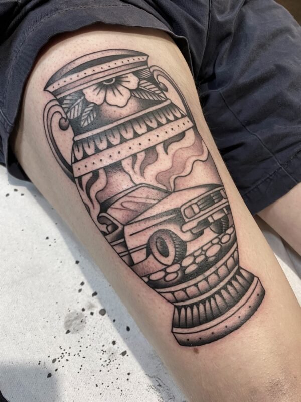 Tattoo by Jānis Burmeisters, Rīgas Tinte