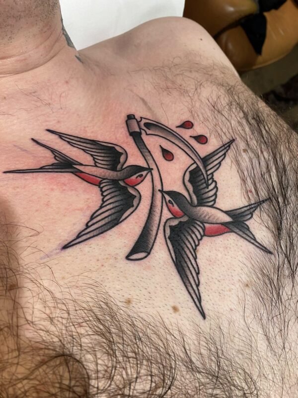 Tattoo by Jānis Burmeisters, Rīgas Tinte