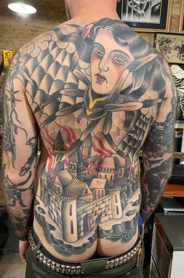 Tattoo by Jānis Burmeisters, Rīgas Tinte