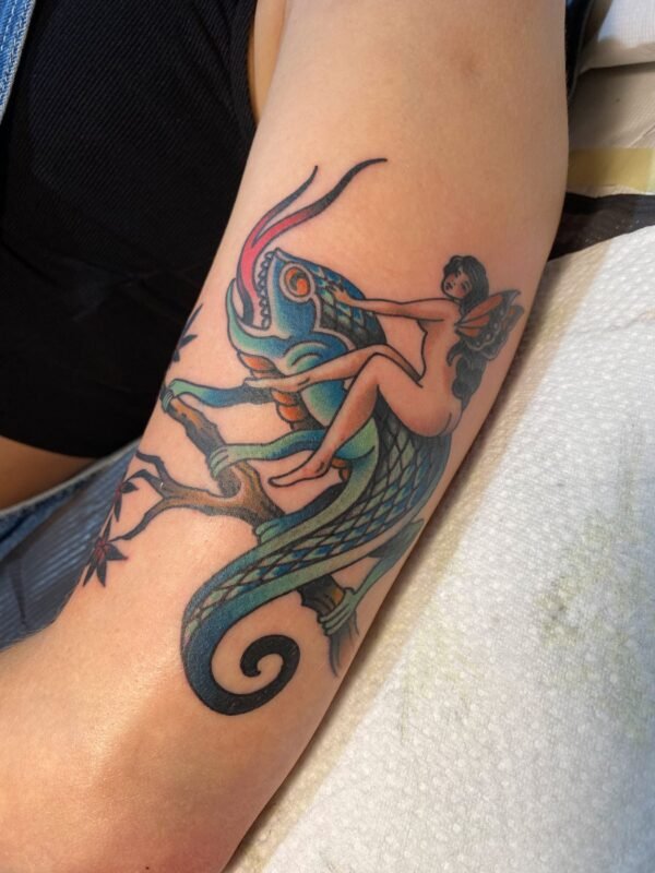 Tattoo by Jānis Burmeisters, Rīgas Tinte