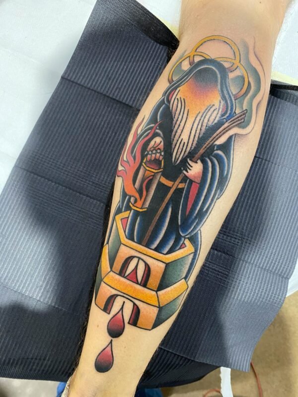 Tattoo by Jānis Burmeisters, Rīgas Tinte