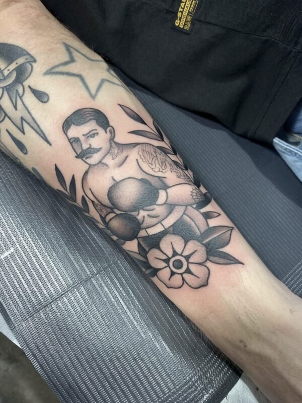 Tattoo by Jānis Burmeisters, Rīgas Tinte