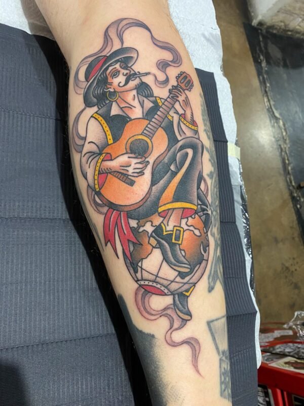 Tattoo by Jānis Burmeisters, Rīgas Tinte