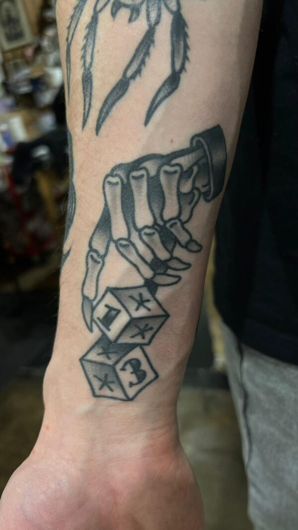 Tattoo by Jānis Burmeisters, Rīgas Tinte